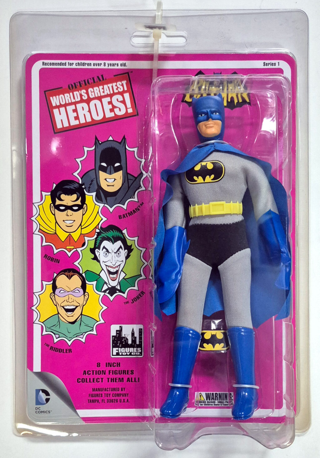 MOC Figures Toy Co. Official World's Greatest Heroes Batman Action Figure: Mint on Card 1