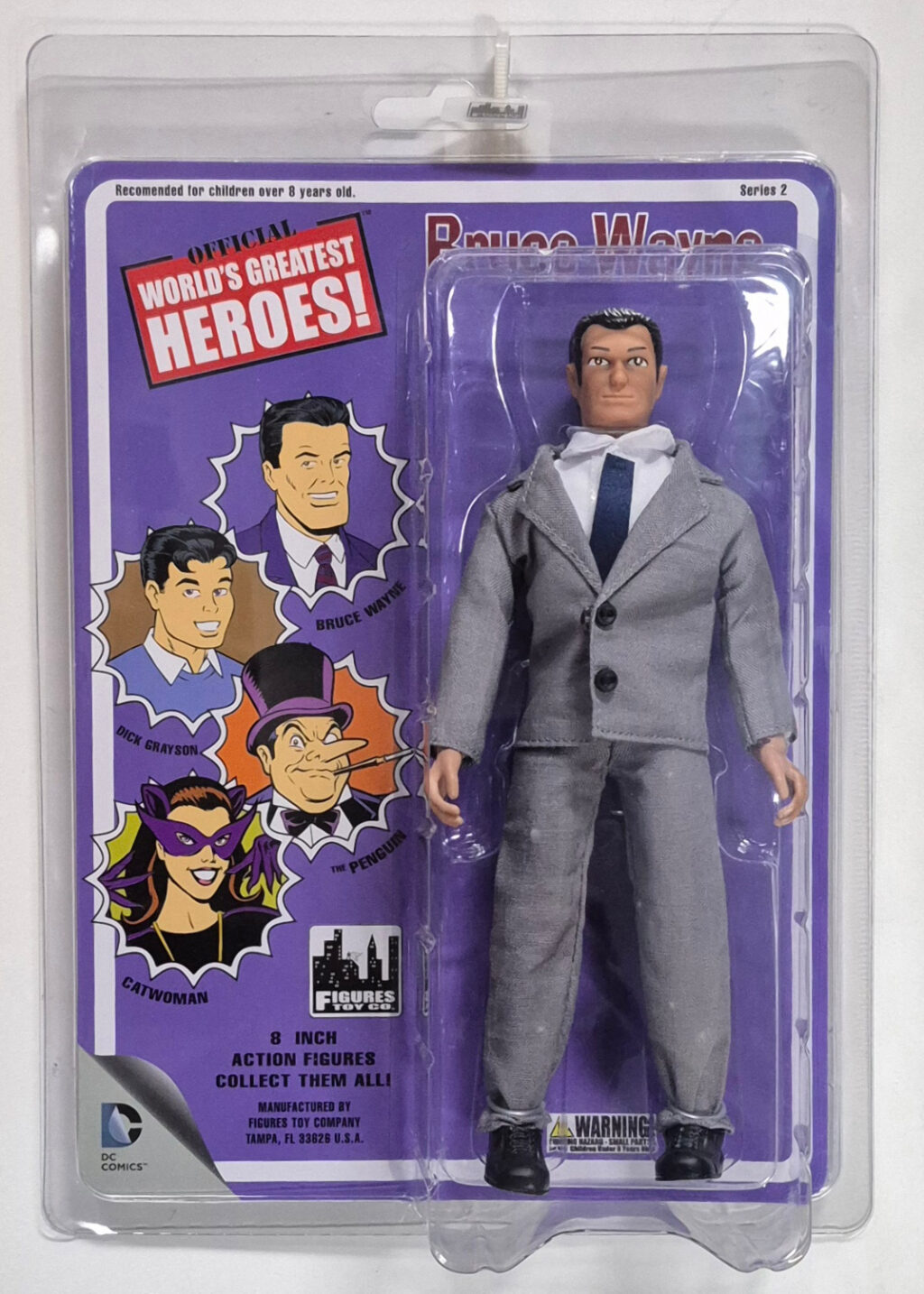 MOC Figures Toy Co. Official World's Greatest Heroes Bruce Wayne Action Figure: Mint on Card 1