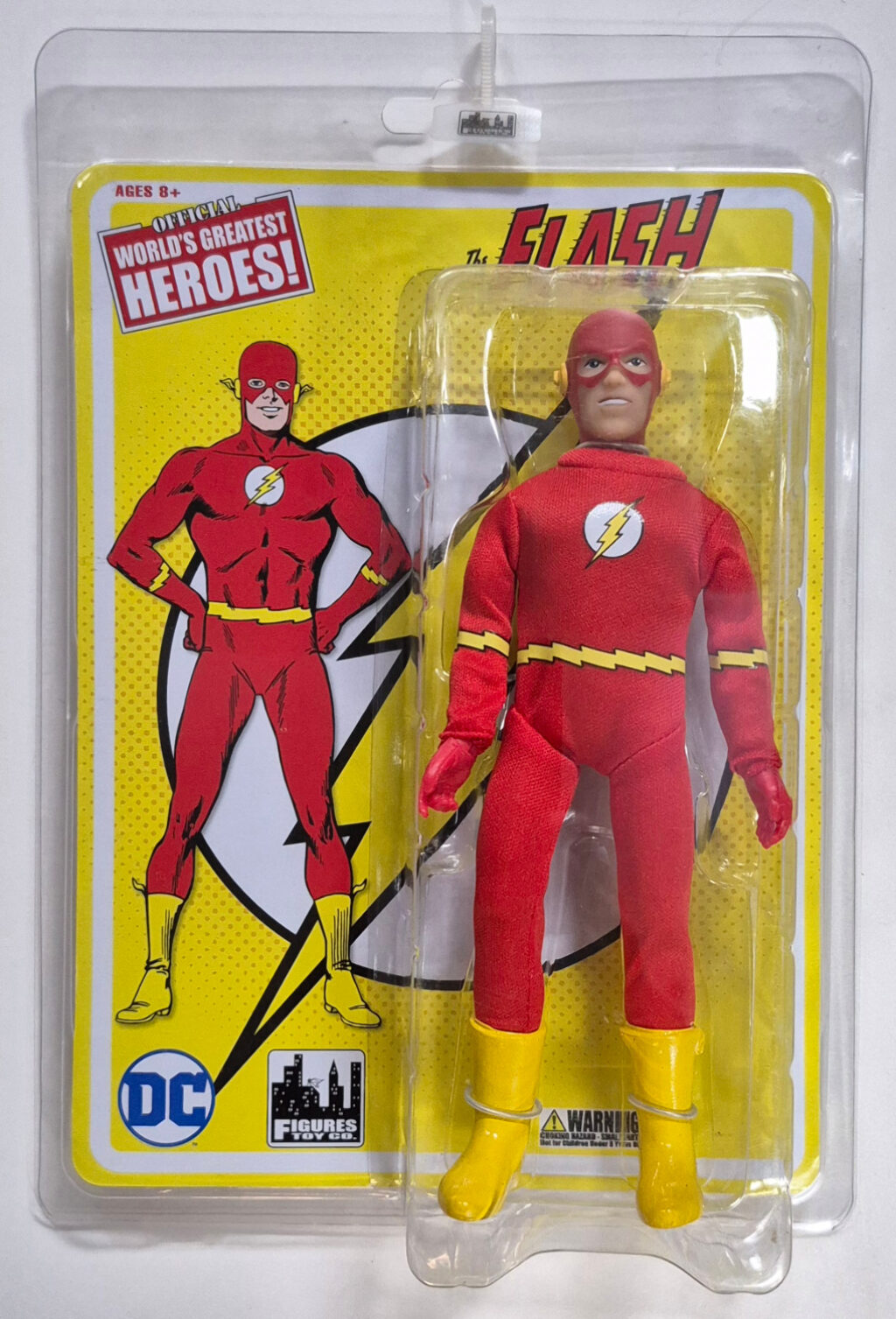 MOC Figures Toy Co. Official World's Greatest Heroes The Flash Action Figure: Mint on Card 1