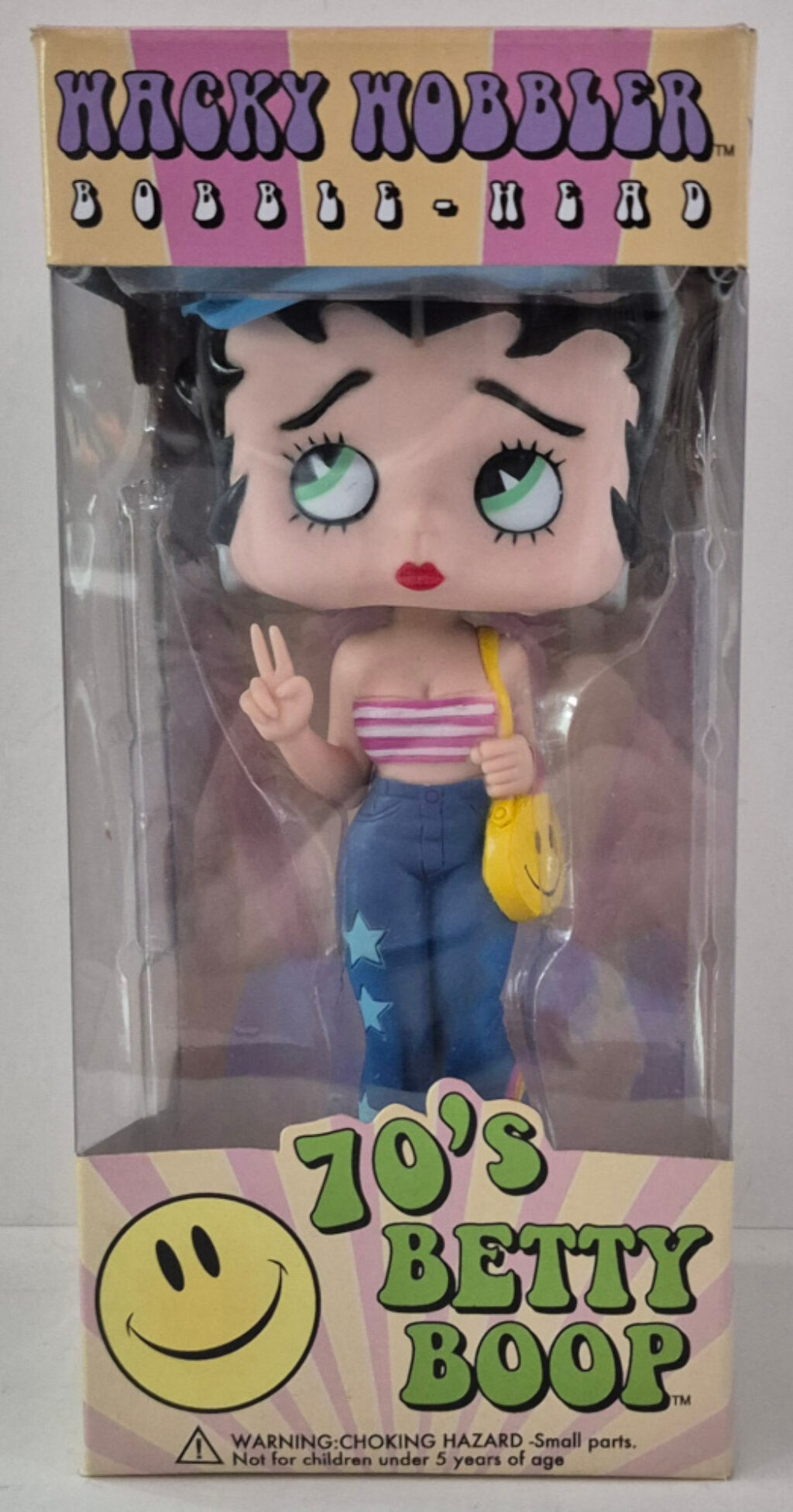 MIB Funko Wacky Wobbler Bobble-Head 70's Betty Boop in Box 1