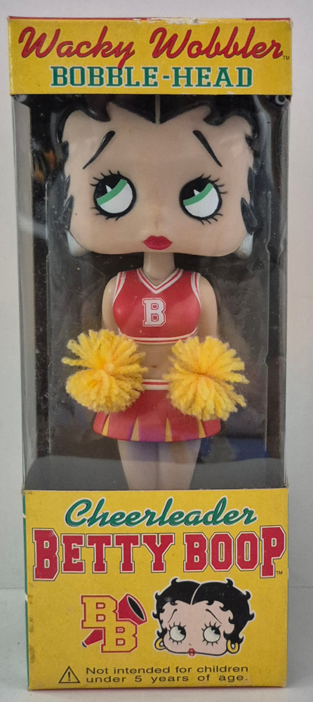 MIB Funko Wacky Wobbler Bobble-Head Cheerleader Betty Boop in Box 1