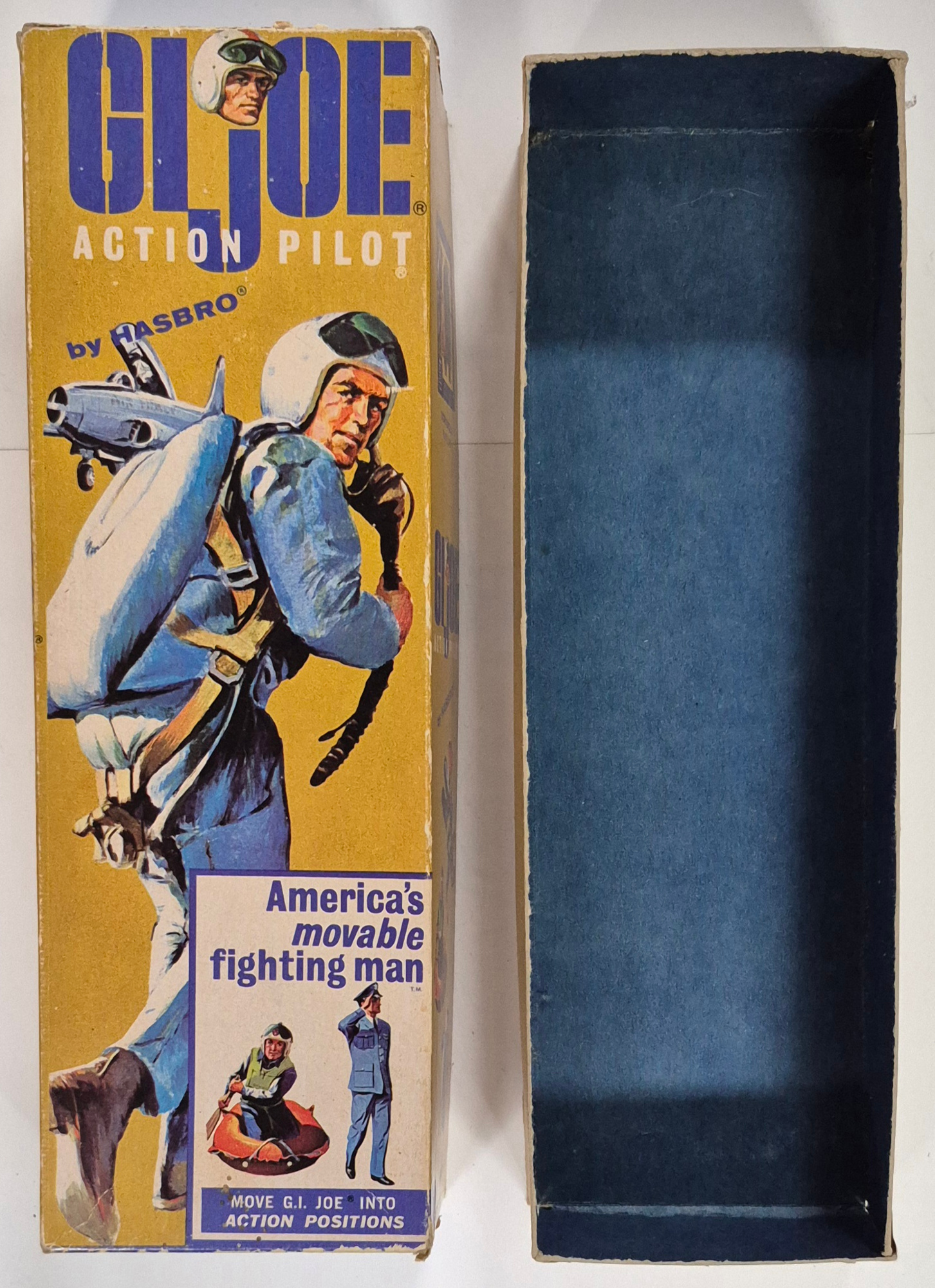 hasbro-1964-gi-joe-action-pilot-in-7800-box-3 1964 Hasbro G.I. Joe Action Pilot in Fatigues Uniform in 7800 Box with Paperwork 3