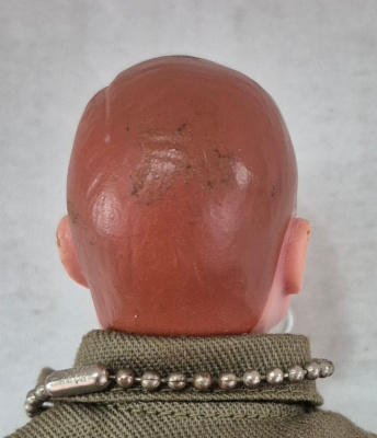 hasbro-1964-gi-joe-action-soldier-in-7500-box-15 1964 Hasbro G.I. Joe Action Soldier in Fatigues Uniform in 7500 Box with Paperwork & Rank Insignias 15