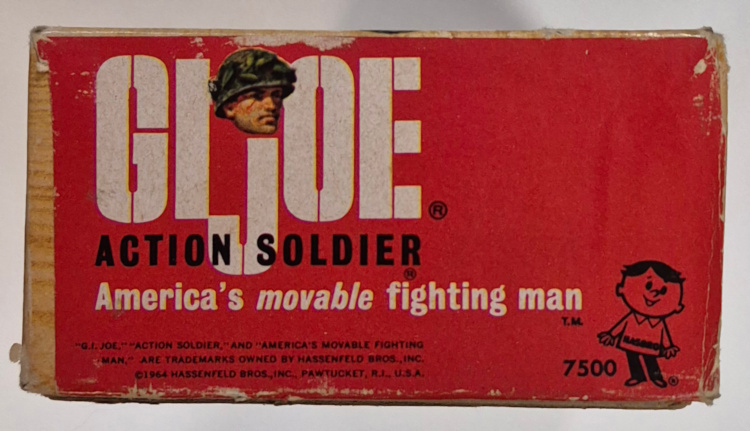 hasbro-1964-gi-joe-action-soldier-in-7500-box-4 1964 Hasbro G.I. Joe Action Soldier in Fatigues Uniform in 7500 Box with Paperwork & Rank Insignias 4