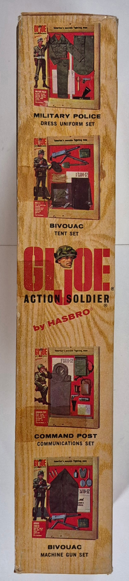 hasbro-1964-gi-joe-action-soldier-in-7500-box-7 1964 Hasbro G.I. Joe Action Soldier in Fatigues Uniform in 7500 Box with Paperwork & Rank Insignias 7
