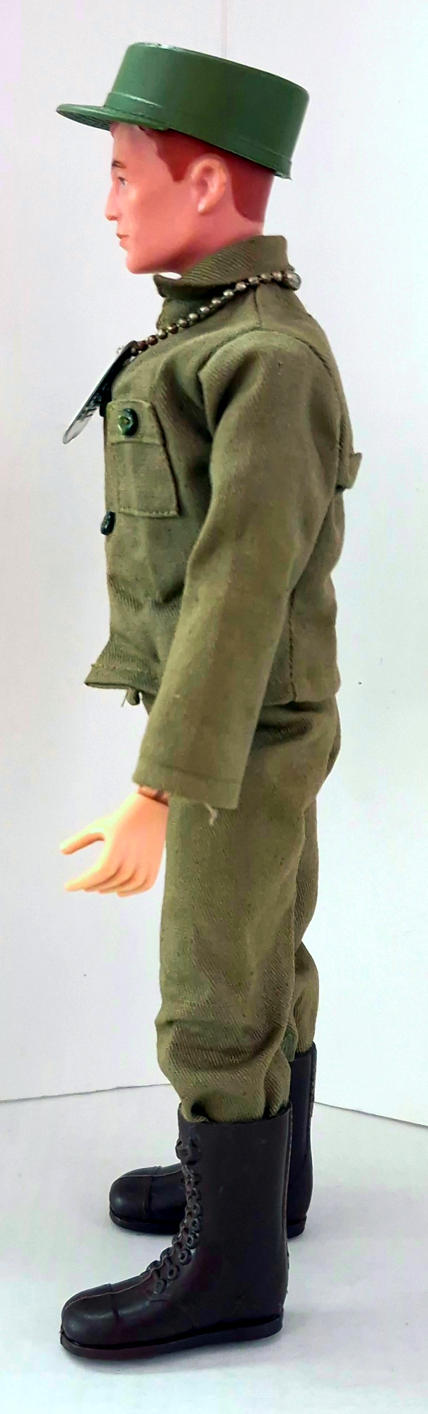 hasbro-1964-gi-joe-action-soldier-in-7500-box-9 1964 Hasbro G.I. Joe Action Soldier in Fatigues Uniform in 7500 Box with Paperwork & Rank Insignias 9
