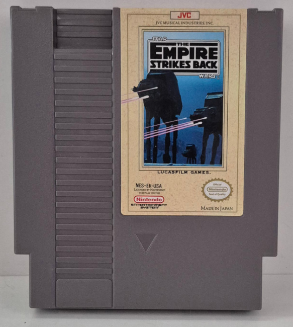 lucasfilm-games-nintendo-nes-star-wars-the-empire-strikes-back-game-cartridge-and-box-9 1991 Lucasfilm Games for Nintendo NES Star Wars The Empire Strikes Back Game Cartridge Complete in Box 9