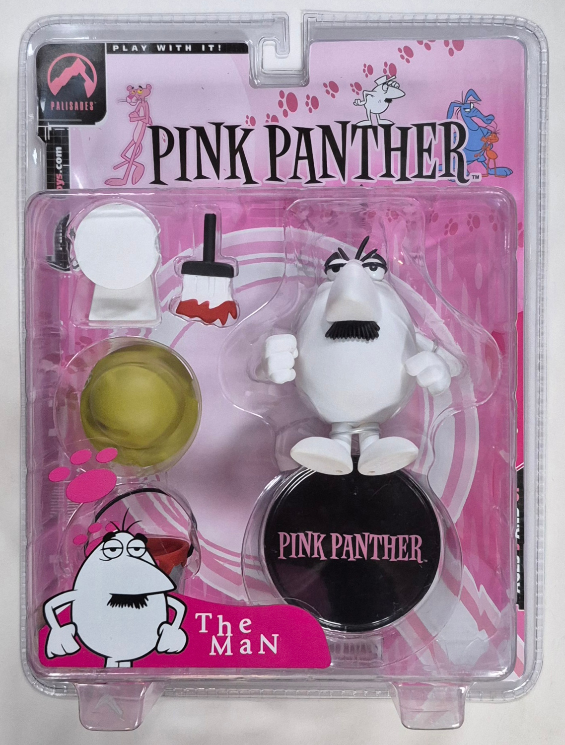 Palisades Pink Panther Series 1 The Man Action Figure: Mint on Card 1