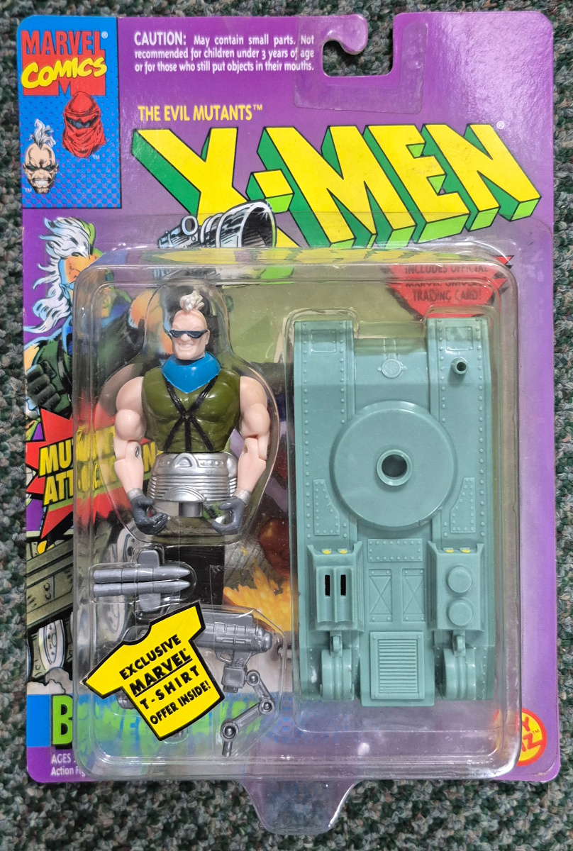 Toy Biz X-Men Evil Mutants Bonebreaker Action Figure: Mint on Card 1
