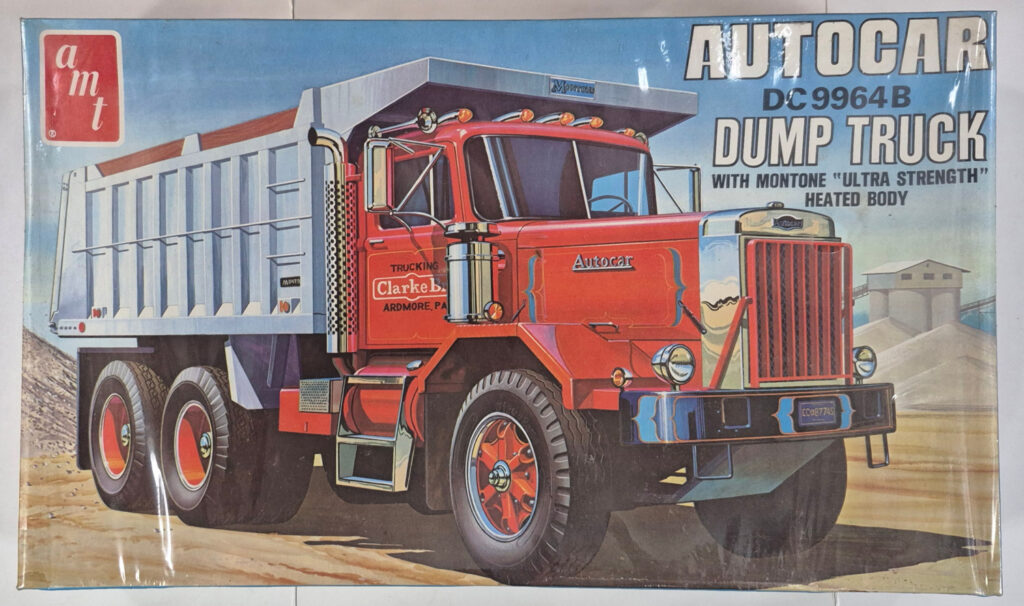 Vintage 1972 AMT Autocar DC9964B Dump Truck Model Kit in the Box - Factory Sealed 1