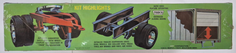 Vintage 1971 AMT T521 Double Header!! Two 27Ft ‘Trailmobile’ Exterior ...