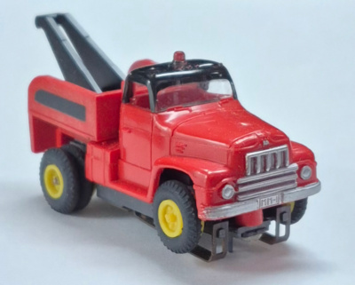 Aurora Thunder Jet 500 #1364 Red Tow Truck HO Slot Car: Track Tested 1