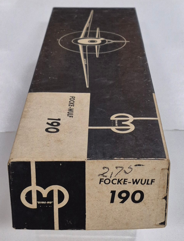 dyna-model-focke-wulf-190-balsa-wood-airplane-model-kit-2 Vintage 1947 Dyna-Model Focke-Wulf 190 Balsa Wood Airplane Model Kit in Box 2