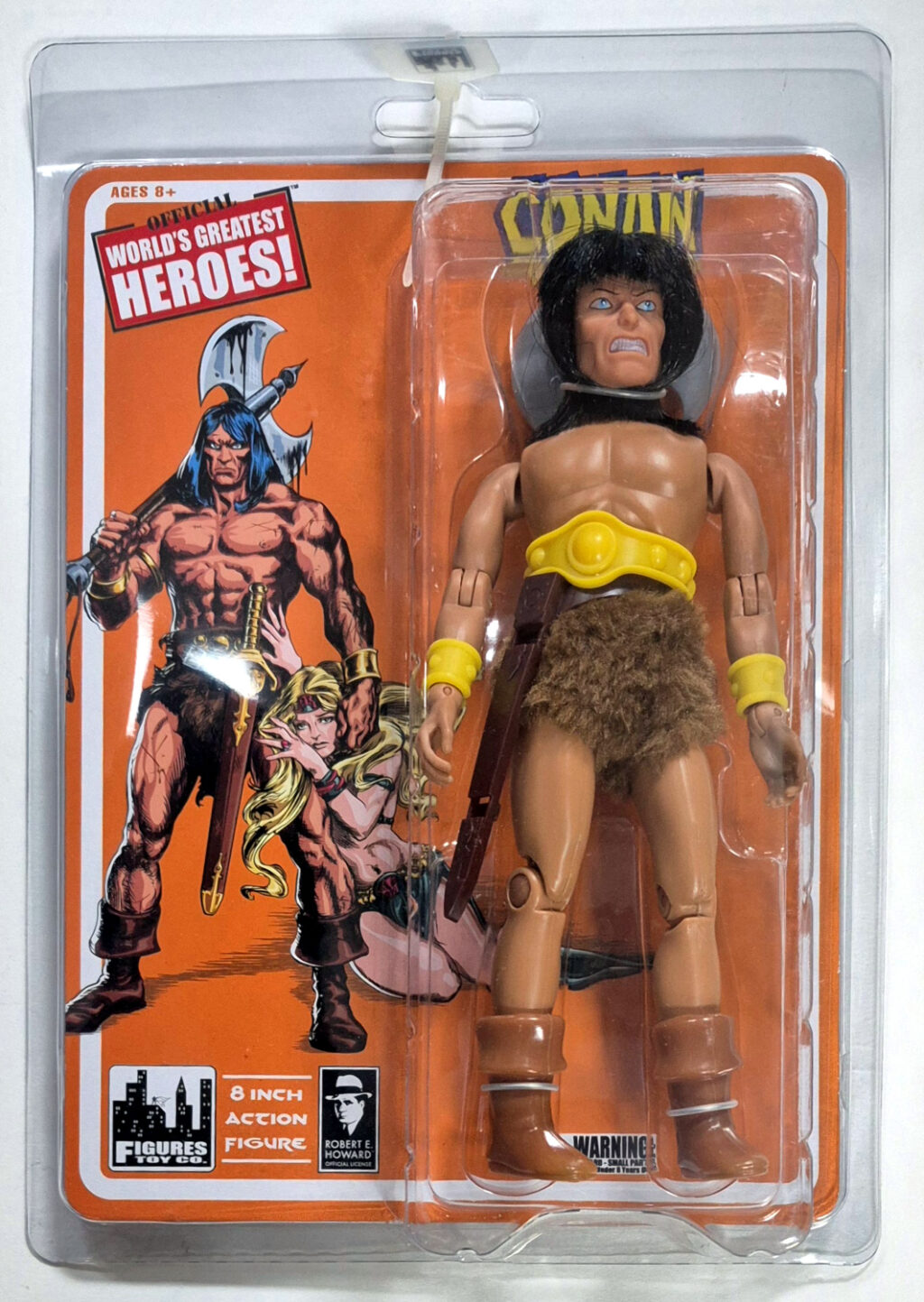 MOC Figures Toy Co. Official World's Greatest Heroes Conan The Barbarian Action Figure: Mint on Card 1