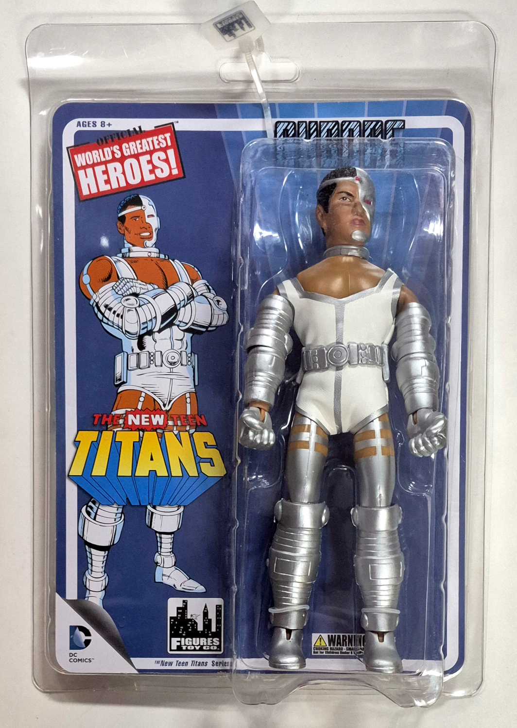 MOC Figures Toy Co. Official World's Greatest Heroes Cyborg Action Figure: Mint on Card 1