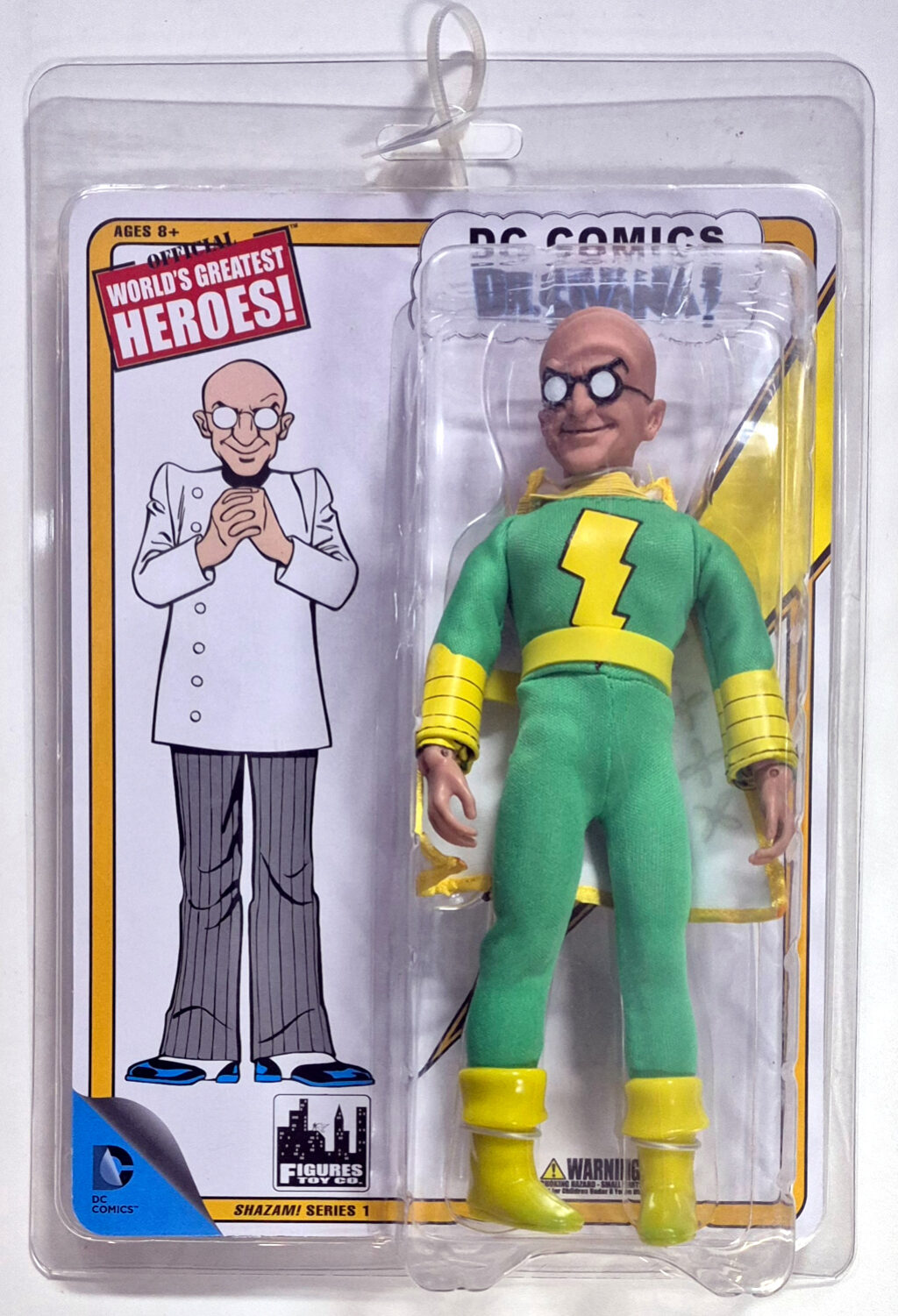 MOC Figures Toy Co. Official World's Greatest Heroes Dr. Sivana Action Figure: Mint on Card 1