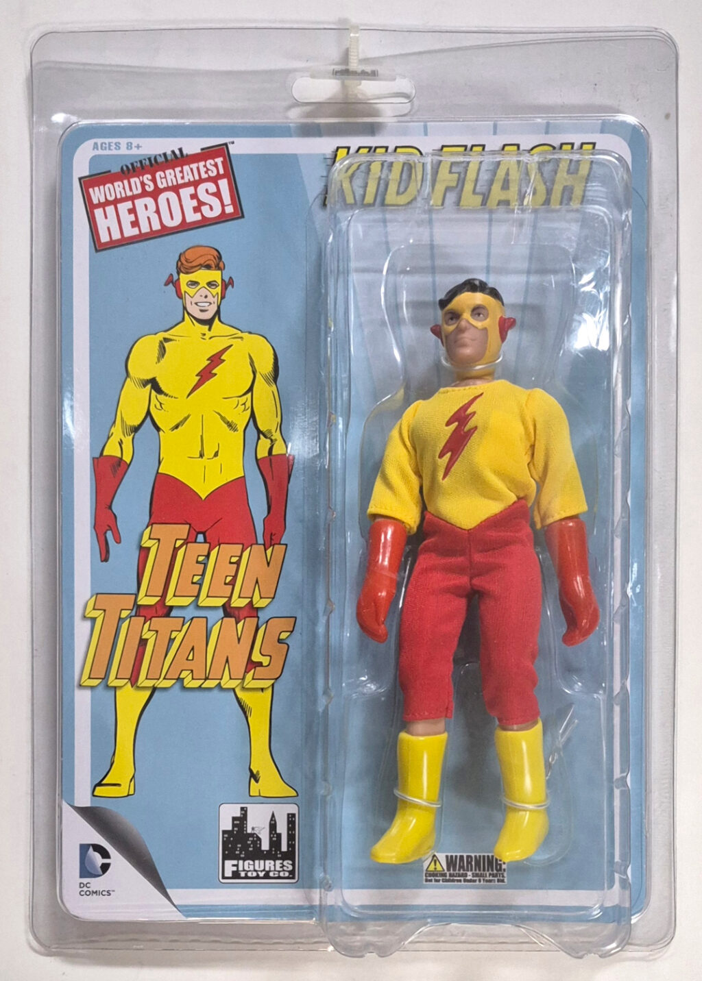 MOC Figures Toy Co. Official World's Greatest Heroes Kid Flash Action Figure: Mint on Card 1