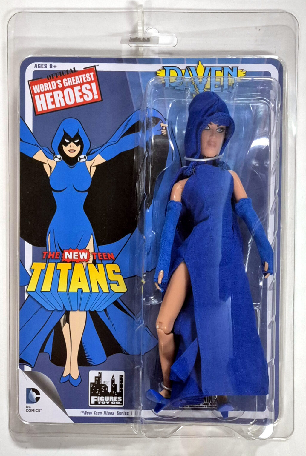 MOC Figures Toy Co. Official World's Greatest Heroes Raven Action Figure: Mint on Card 1