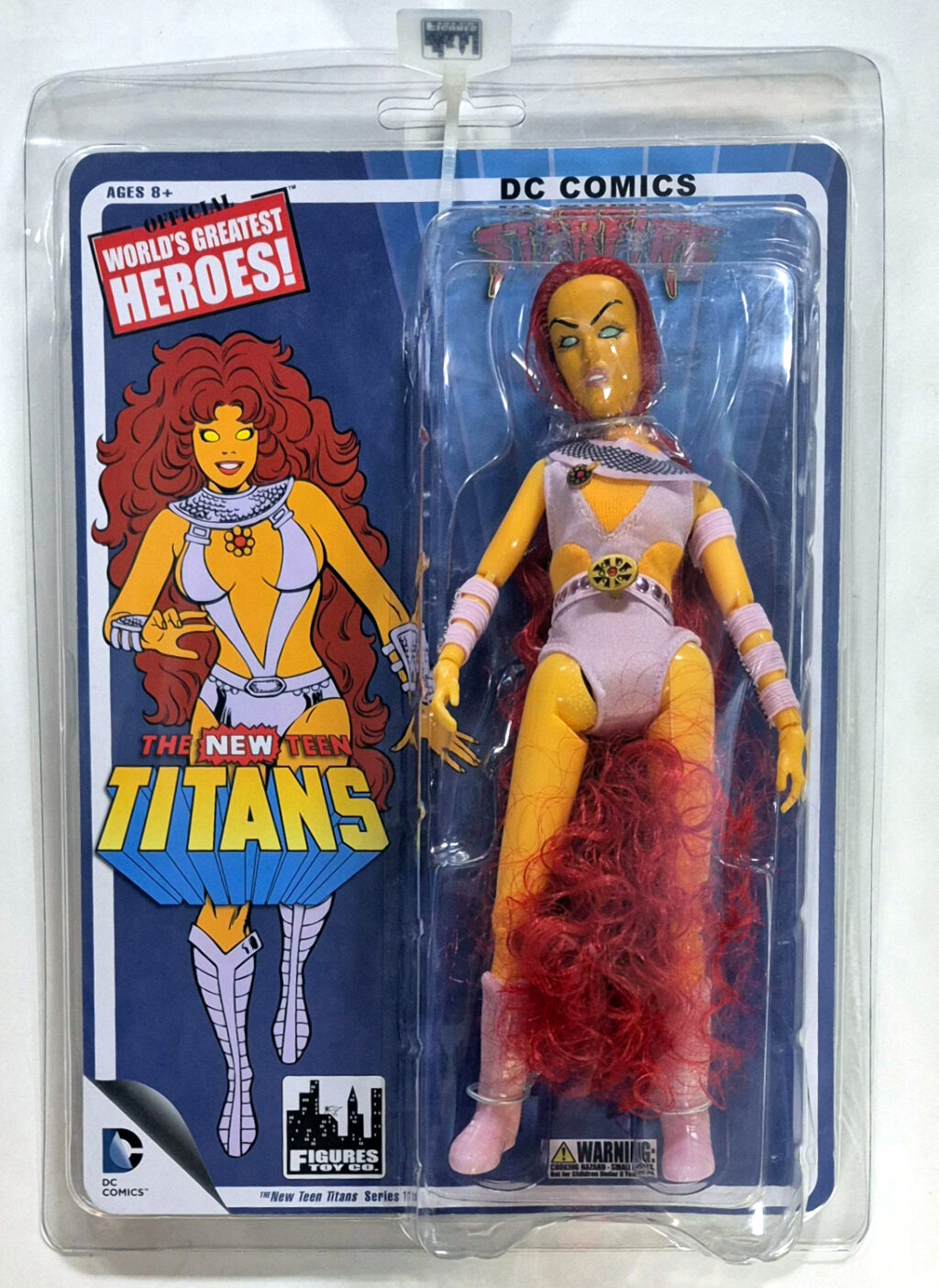 MOC Figures Toy Co. Official World's Greatest Heroes Starfire Action Figure: Mint on Card 1