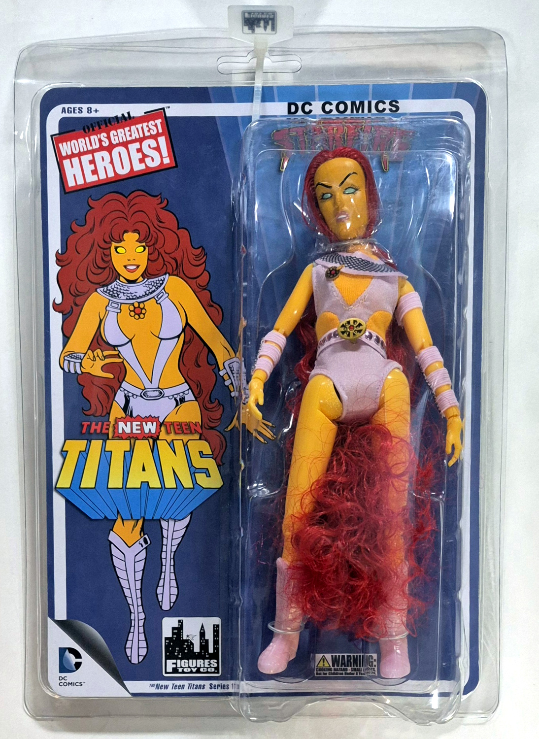 MOC Figures Toy Co. Official World's Greatest Heroes Starfire Action Figure: Mint on Card 1