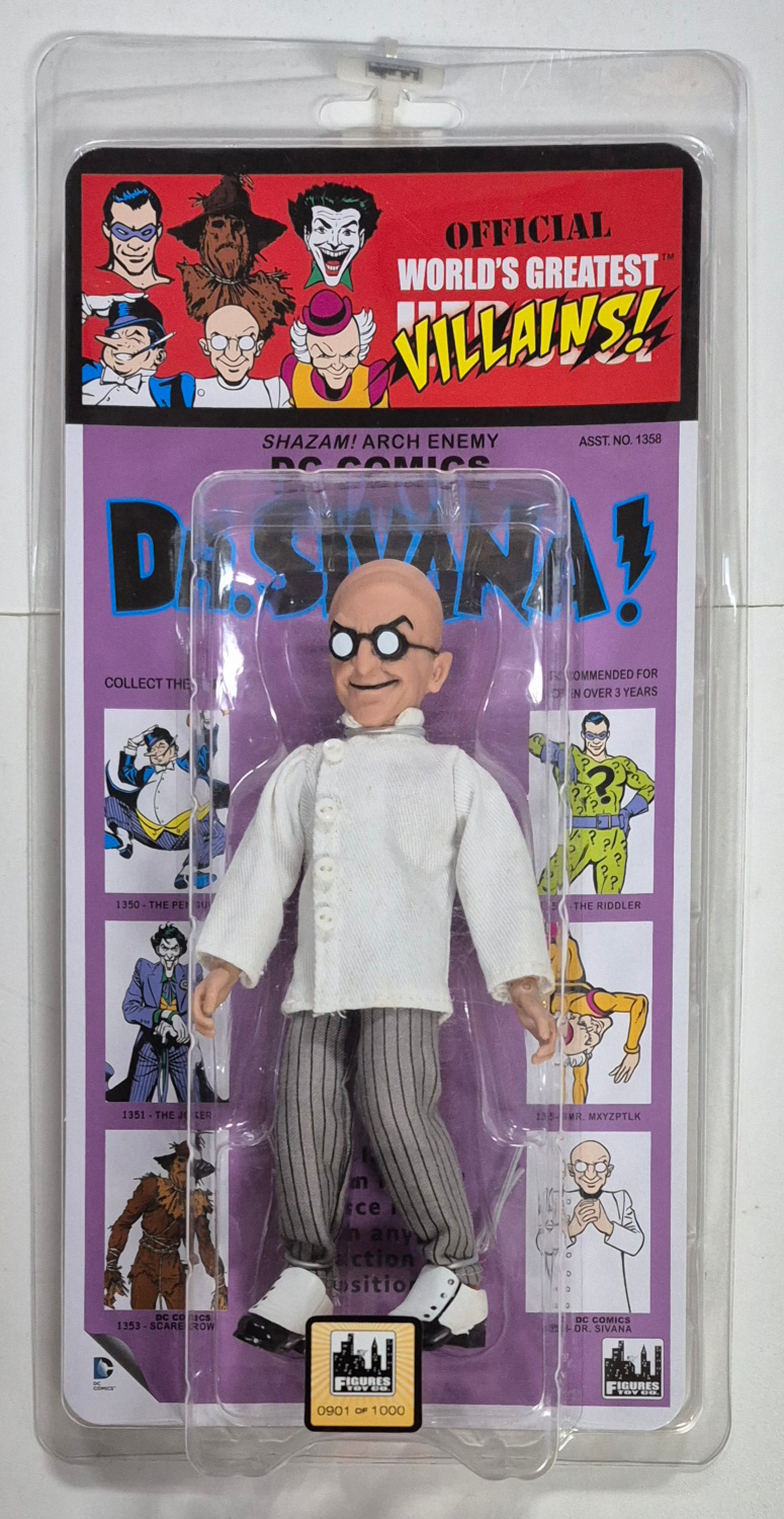 MOC Figures Toy Co. Official World's Greatest Villains Dr. Sivana Action Figure: Mint on Card 1