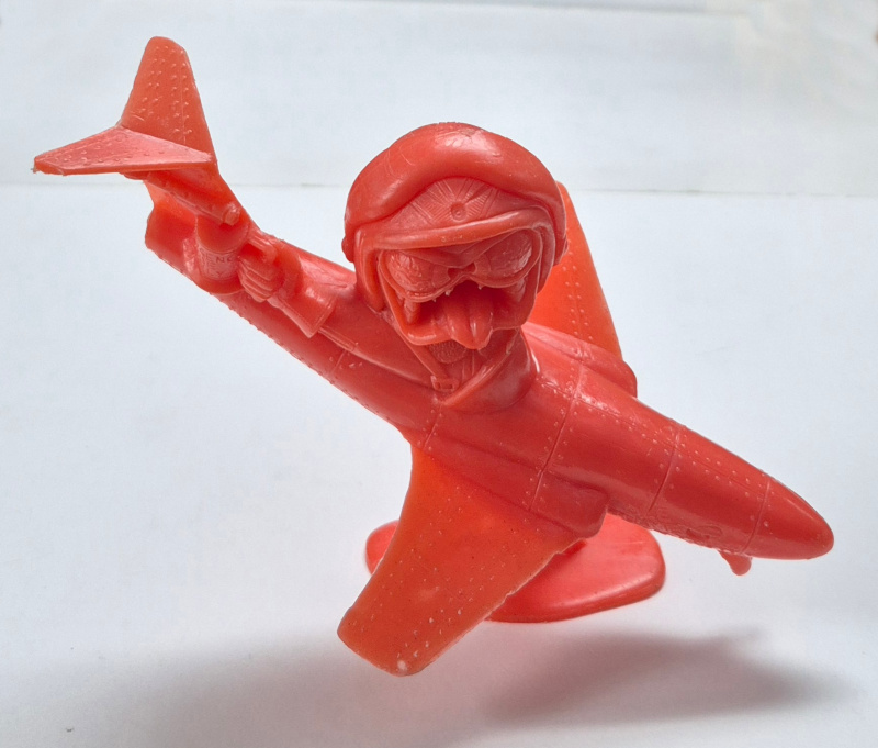 1964 Marx Nutty Mads Freddie Flameout Red Figure - Complete 1