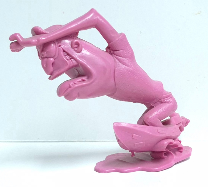 1963 Marx Nutty Mads Manny the Reckless Mariner Purple Figure - Complete 1