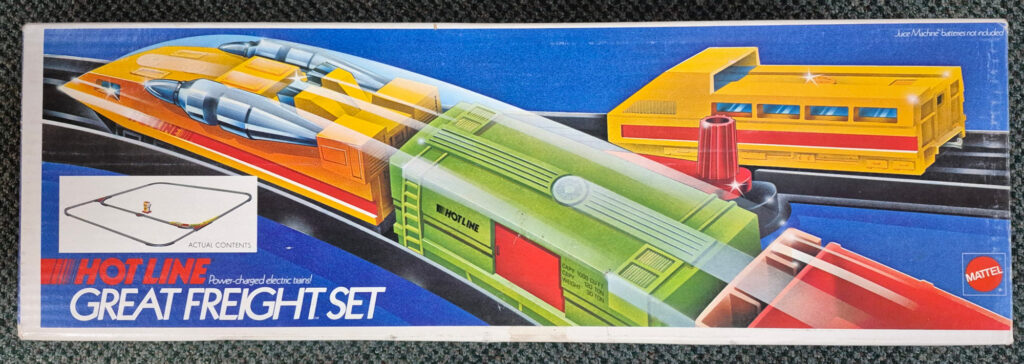 MIB 1970 Mattel Hot Wheels Hot Line Great Freight Train & Layout - Factory Sealed 1