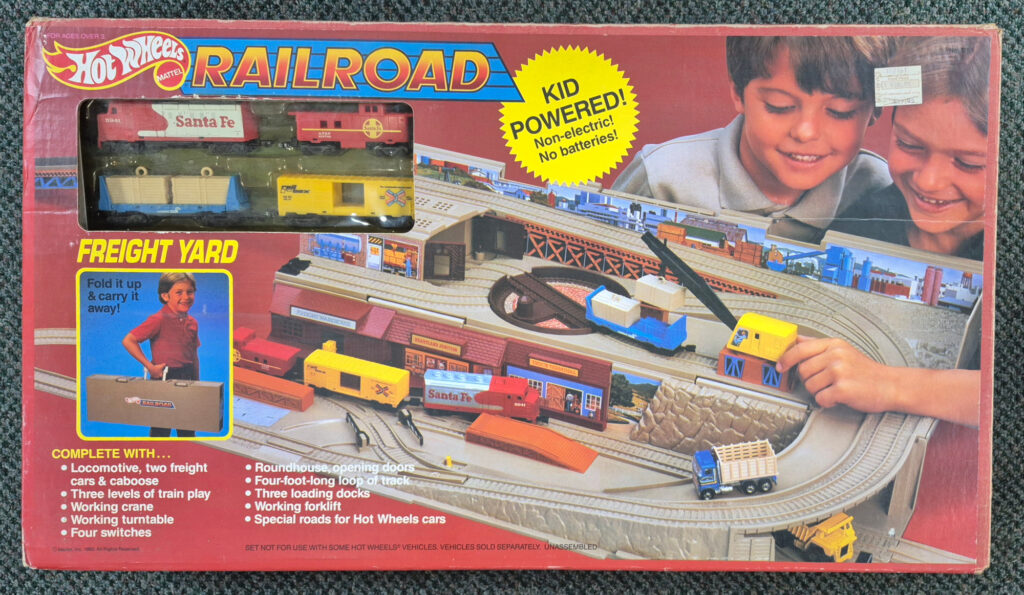 MIB 1983 Mattel Hot Wheels Railroad Freight Yard : Mint in Box 1
