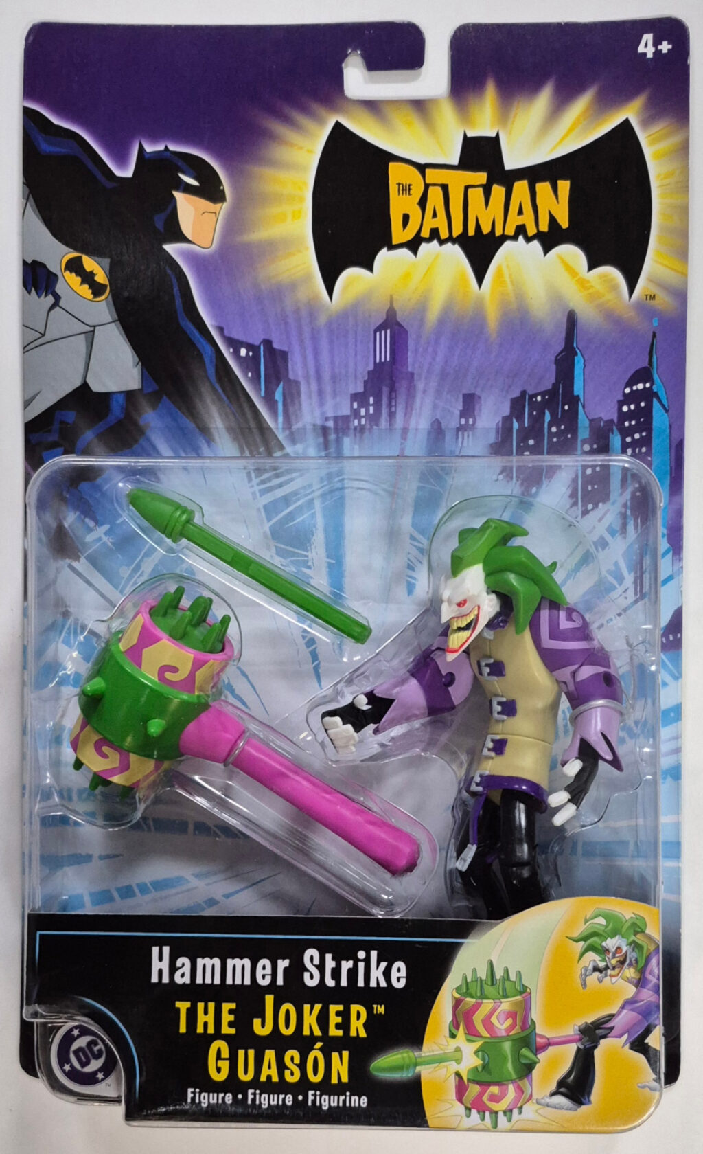 MOC Mattel The Batman Hammer Strike Joker - Mint on Card 1