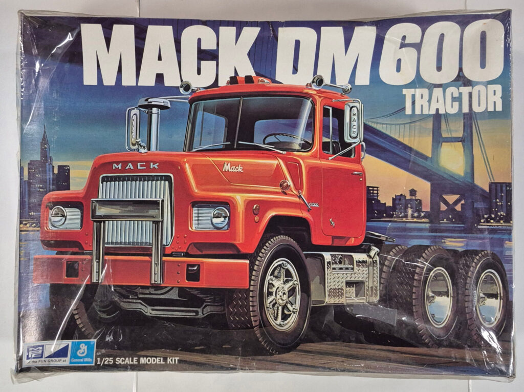 Vintage 1972 MPC Mack DM600 Tractor Truck Model Kit in the Box - Factory Sealed 1