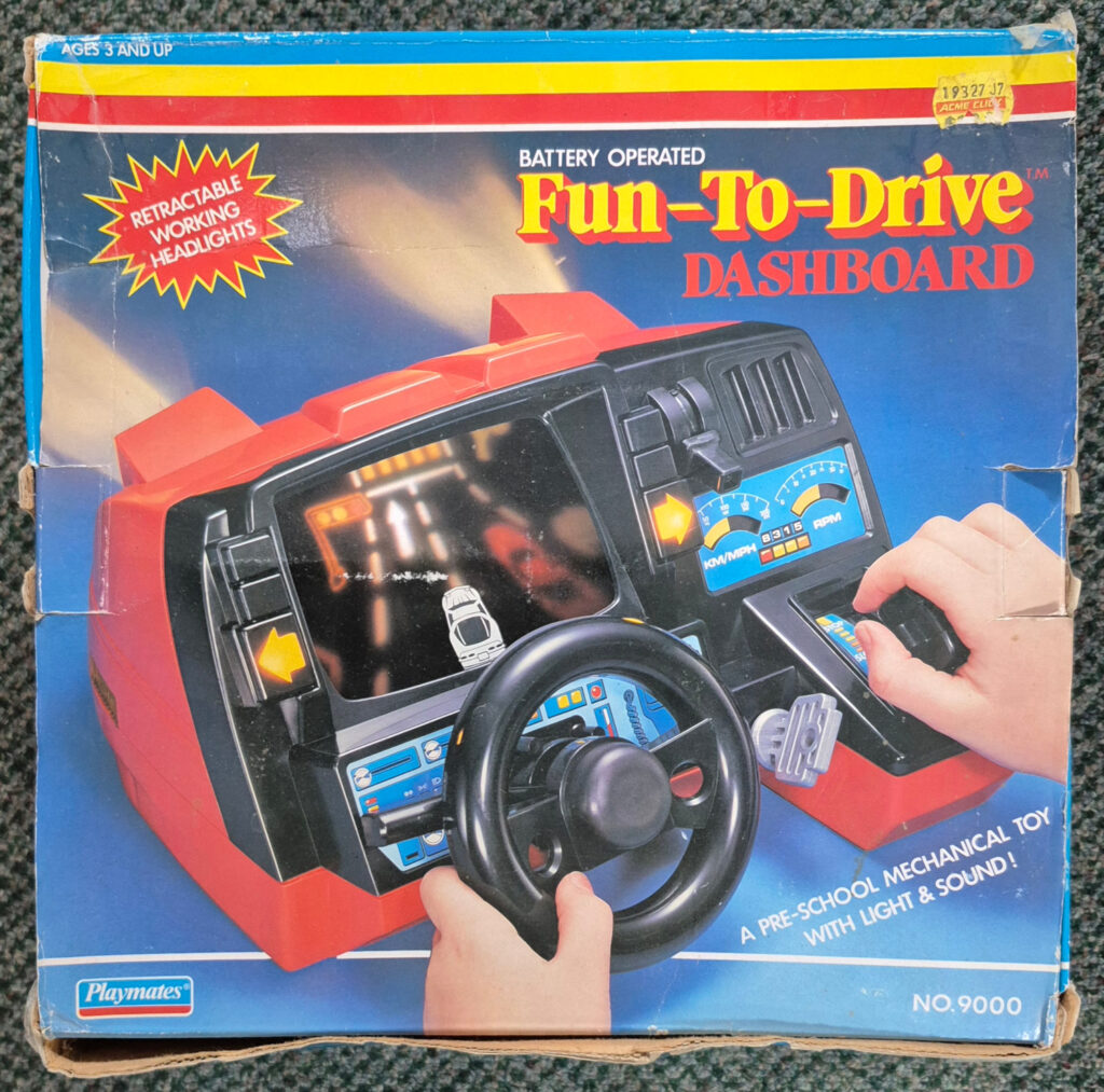 1985 Playmates Battery-Operated Fun-To-Drive Dashboard in Box 1