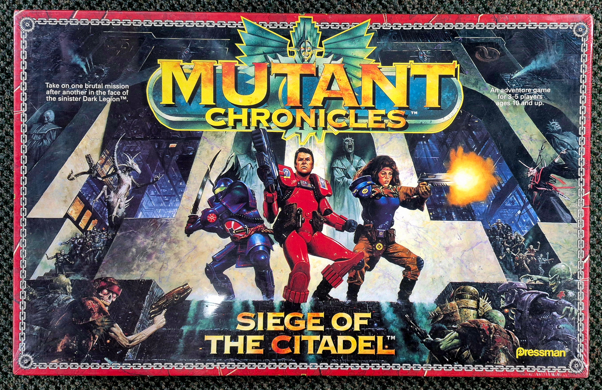1993 Pressman Mutant Chronicles Siege of the Citadel Game - Factory Sealed 1