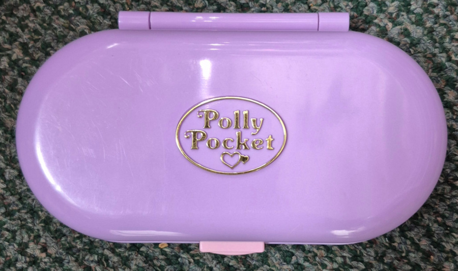 bluebird-polly-pockets-classic-lavender-pollys-stamper-play-set-1 1992 Bluebird Toys Polly Pocket Polly's Stamper Play-Set - Complete & Unused 1