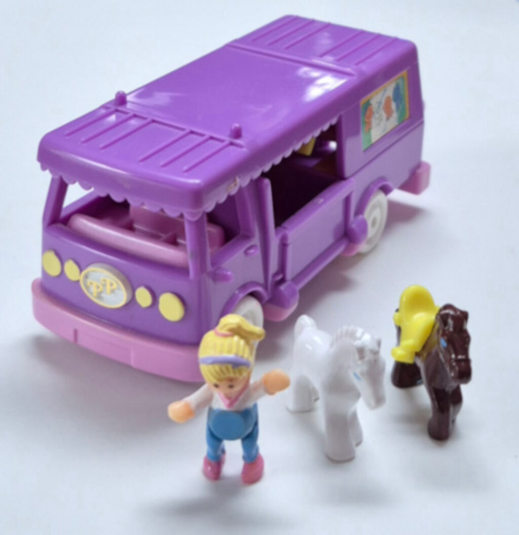 1994 Bluebird Toys Polly Pocket Polly's Horsebox Camper - Complete 1