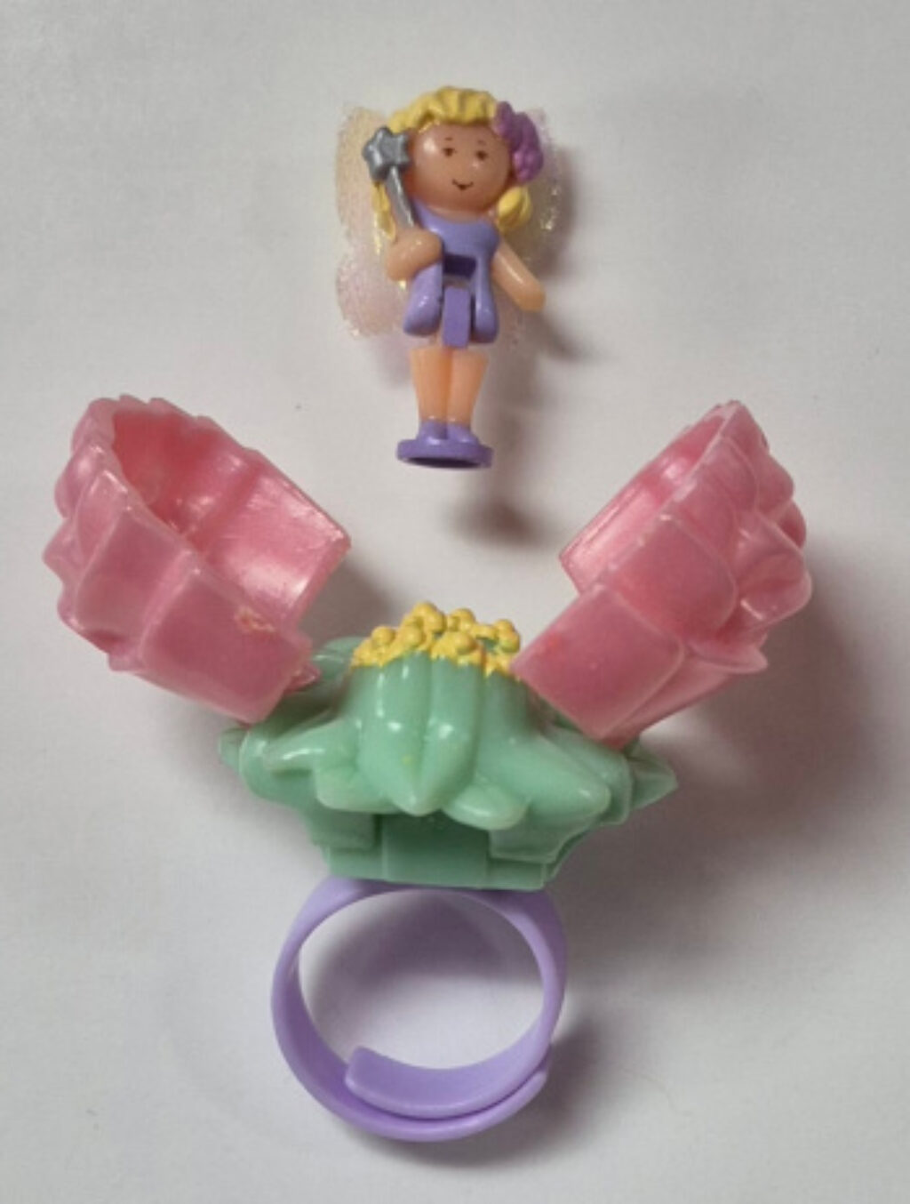 1993 Bluebird Toys Polly Pocket Polly's Secret Rose Ring - Complete 1