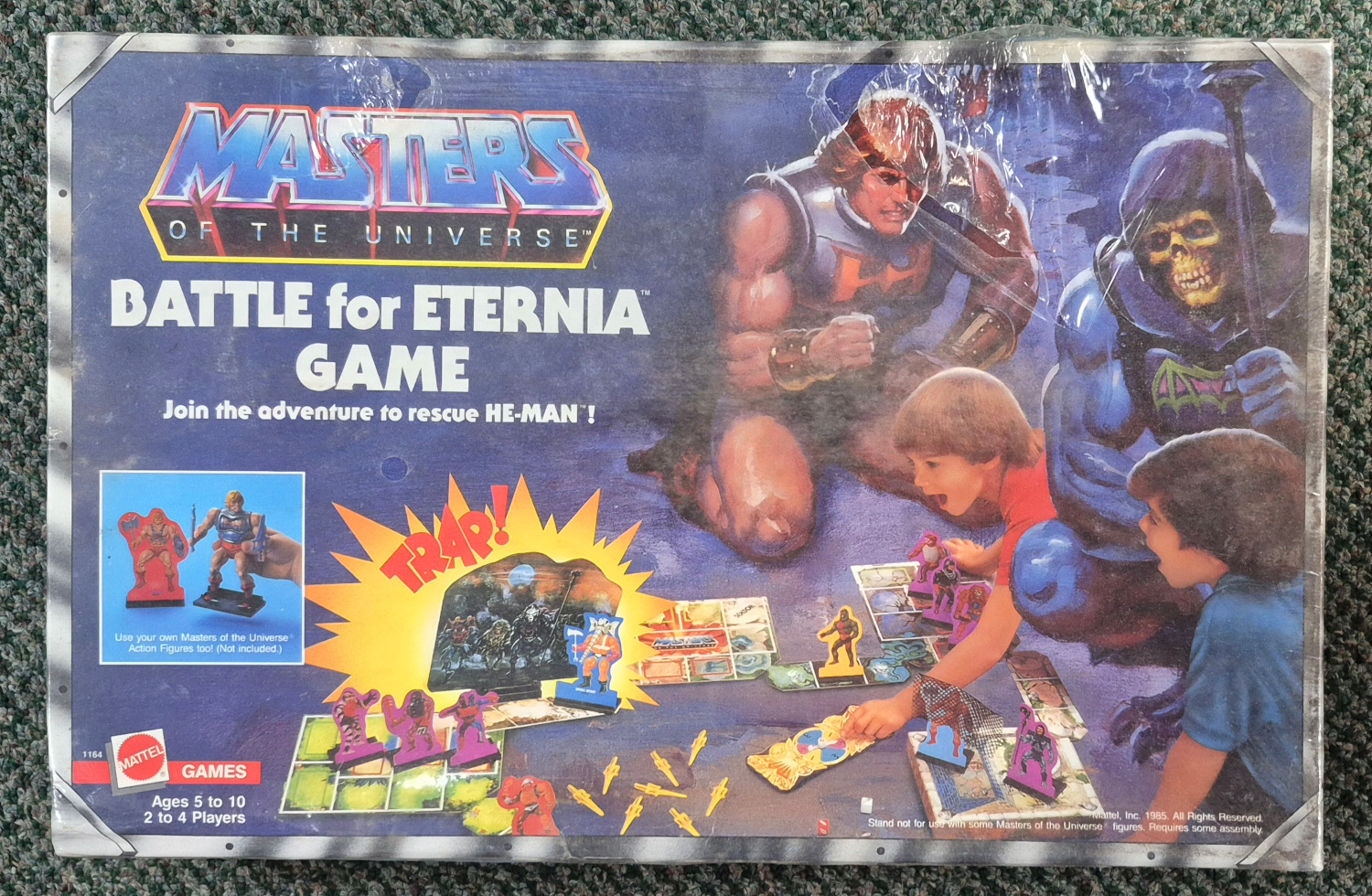 MIB 1985 Masters of the Universe (MOTU) Battler For Eternia Game in Factory Sealed Box 1