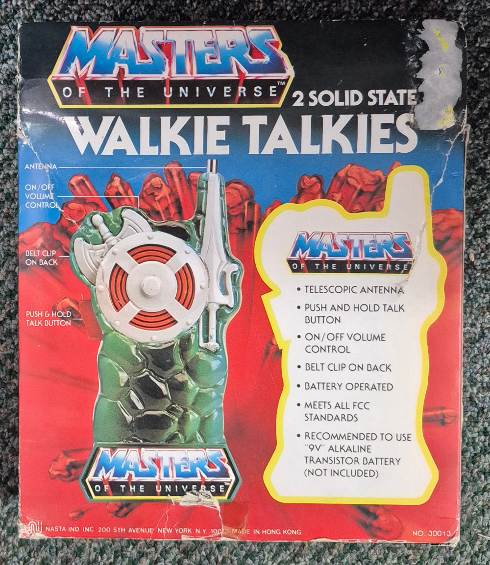 mib-nasta-vintage-masters-of-the-universe-motu-walkie-talkies-set-2 1984 NASTA Masters of the Universe (MOTU) Walkie Talkies Set - Mint in Open Box 2