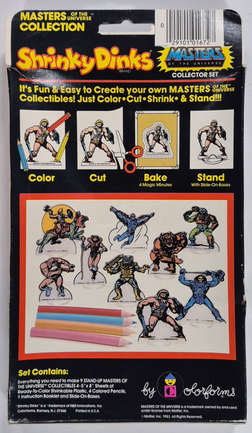 mib-vintage-masters-of-the-universe-motu-coloforms-shrinky-dinks-2 MIB 1983 Masters of the Universe (MOTU) Colorforms Shrinky Dinks in Factory Sealed Box 2