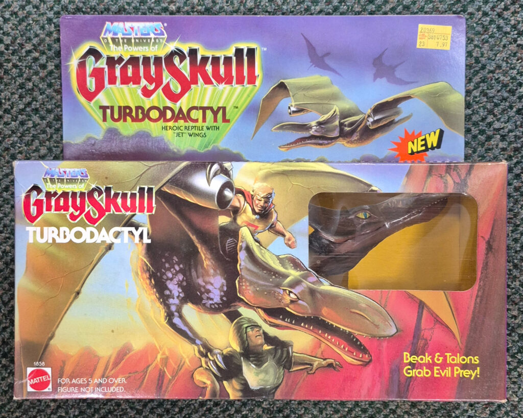 MIB 1986 Masters of the Universe (MOTU) Turbodactyl in Factory Sealed Box 1