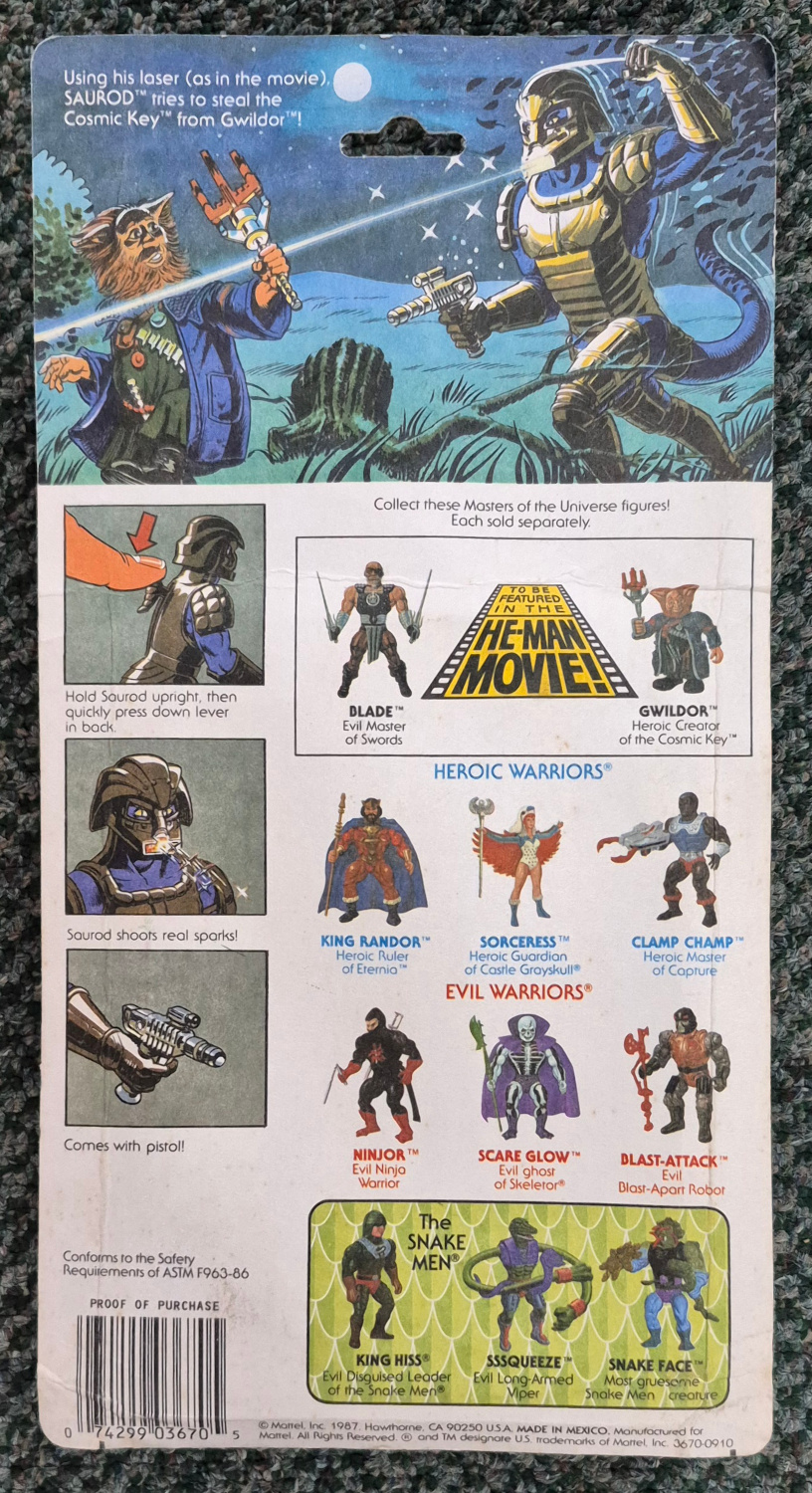 moc-vintage-masters-of-the-universe-motu-saurod-figure-2 MOC 1987 Masters of the Universe (MOTU) Saurod Action Figure on Factory Sealed Card 2