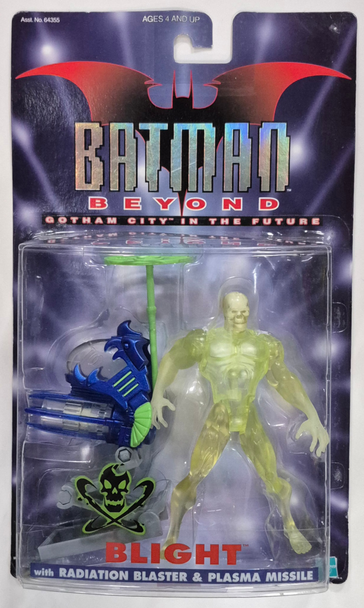MOC Hasbro Batman Beyond Blight Action Figure - Mint on Factory Sealed Card 1