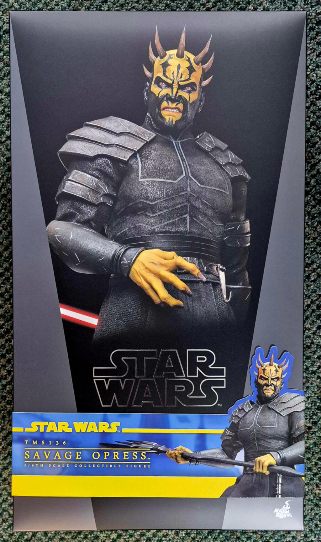 Hot Toys TMS136 Star Wars The Clone Wars Savage Opress 1:6 Scale Figure 1