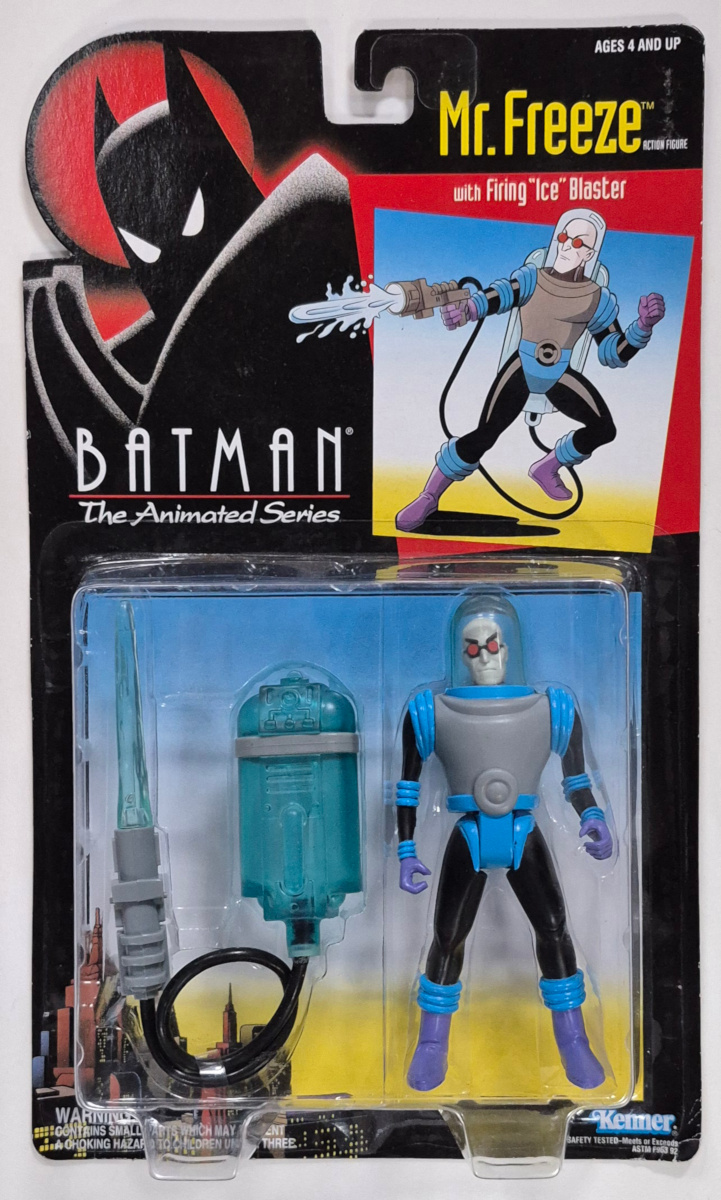 MOC Kenner Batman the Animated Series Mr. Freeze Action Figure - Mint on Factory Sealed Card 1
