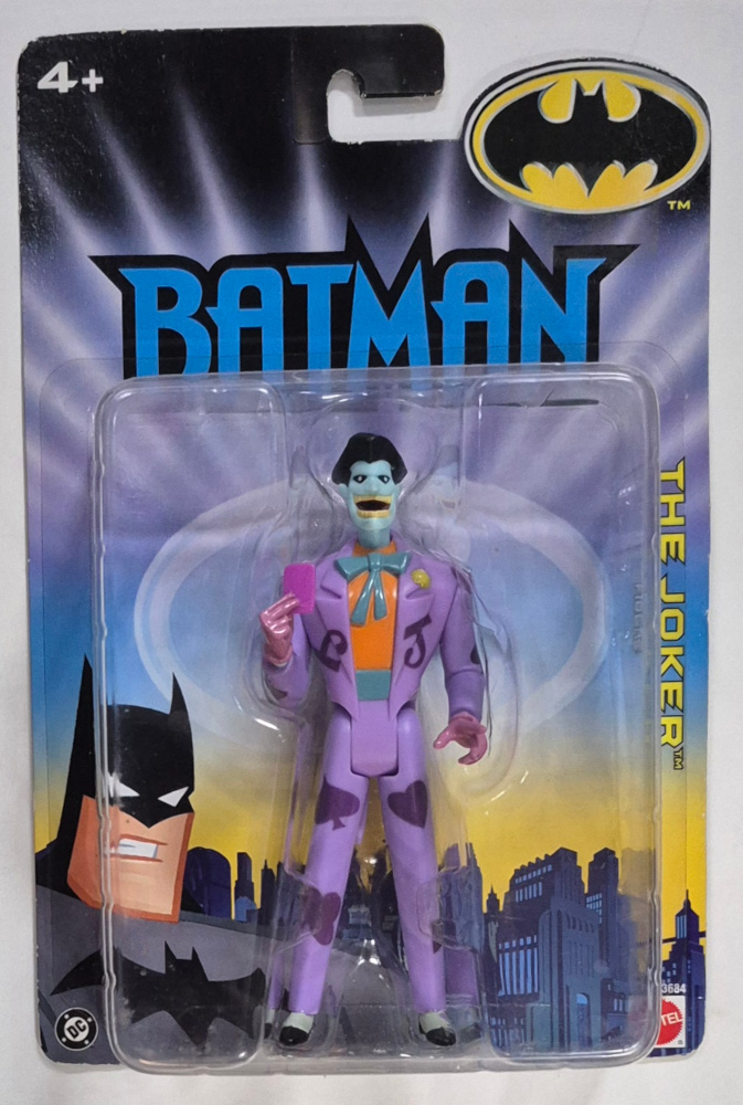 MOC 2006 Mattel Batman The Joker Action Figure - Mint on Factory Sealed Card 1