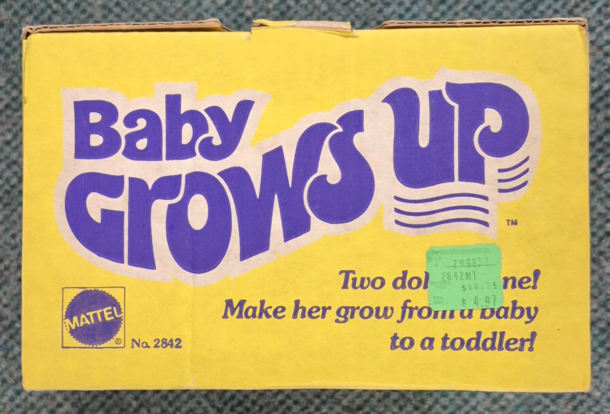 1978-mattel-baby-grows-up-doll-3 1978 Mattel Baby Grows Up Doll : Brand New, Mint in Box 3
