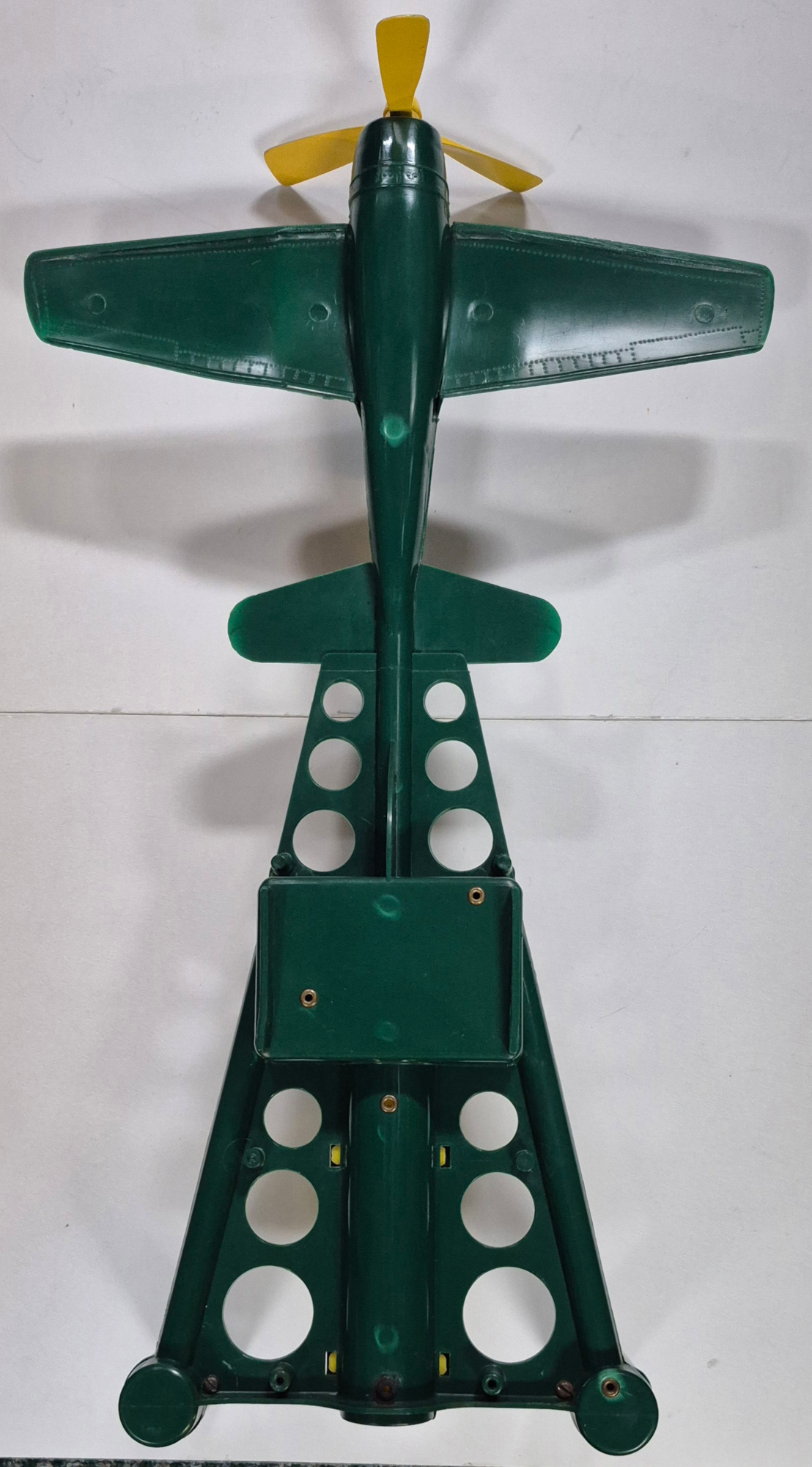 andy-gard-run-about-fighter-battery-operated-plane-8 1950's Andy Gard Run-About Fighter Battery-Operated Plane : Complete and Working in the Box 8