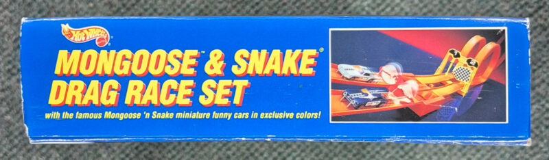 MIB 1993 Mattel Hot Wheels Mongoose & Snake Drag Race Set: Factory