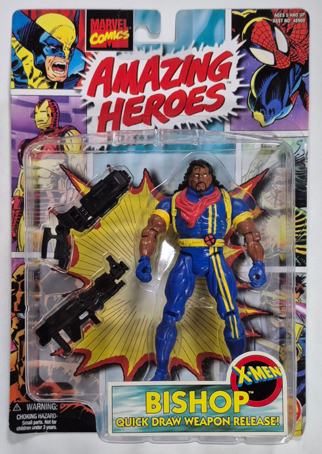 Toy Biz Amazing Heroes X-Men Bishop Action Figure: Mint on Card 1