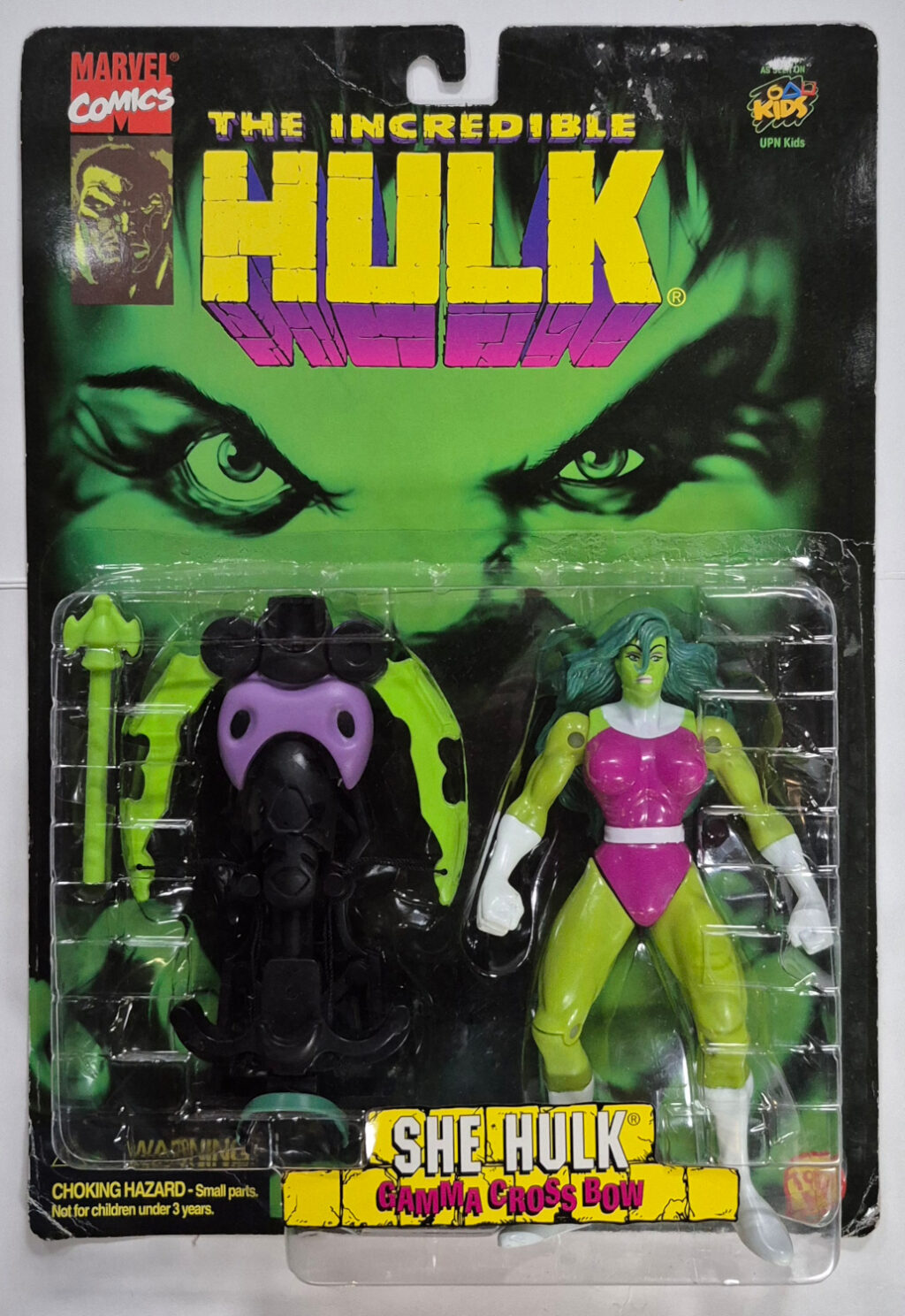 Toy Biz Marvel Incredible Hulk She-Hulk Action Figure: Mint on Card 1